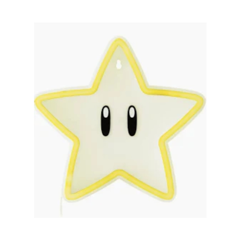 Super Mario LED Wall Lamp Light Super Star Neon